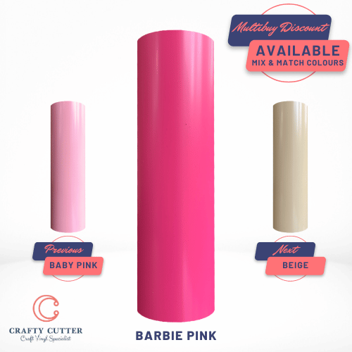 Plain Heat Transfer Vinyl MR - Barbie Pink