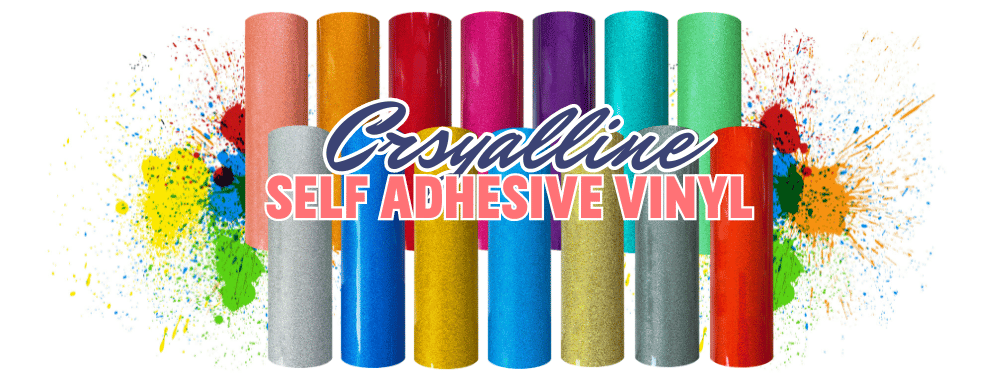 Crystalline Glitter Permanent Vinyl Banner
