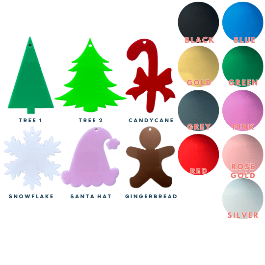 Acrylic Christmas Mirror