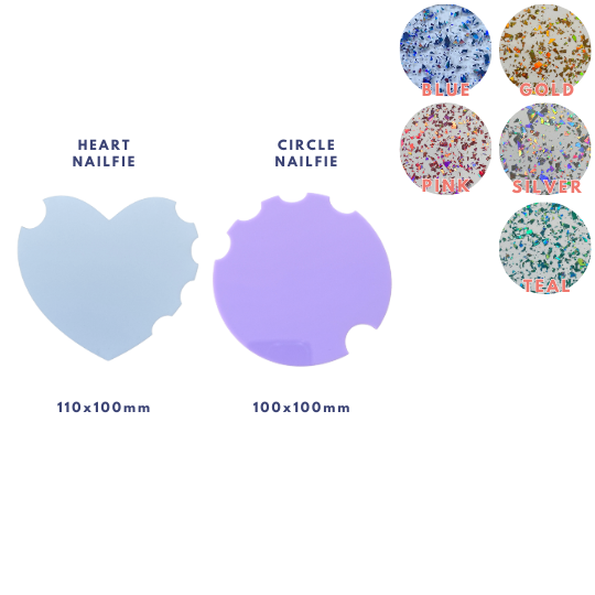 Nailfie Glitter Flakes Colours