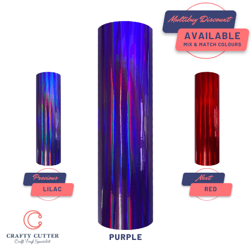 Holographic Vinyl - Purple