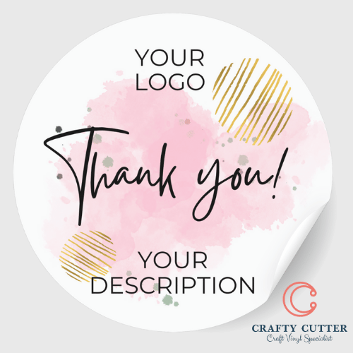 Thank You Sticker Design 1