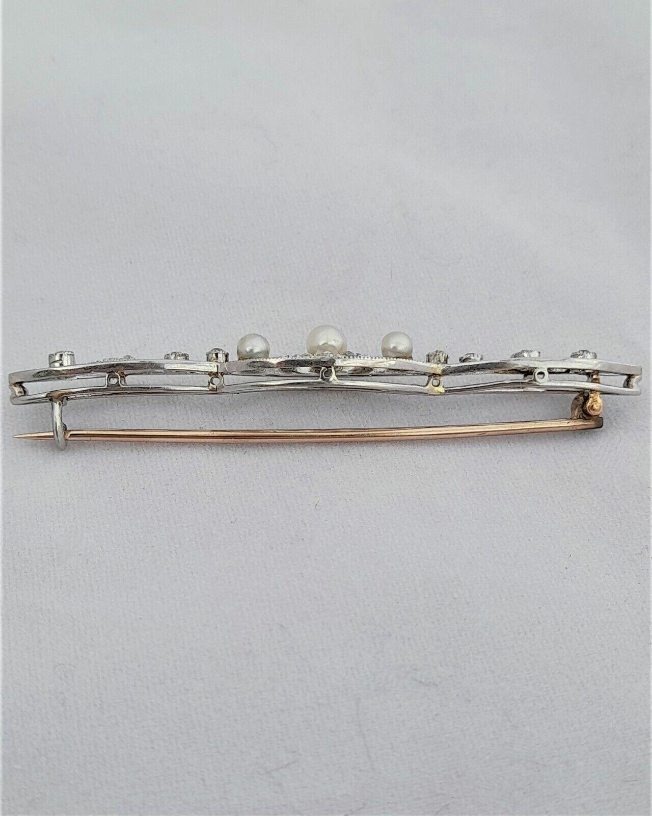 Edwardian 18ct Gold Digger Brooch set with a Rough Diamond (728L