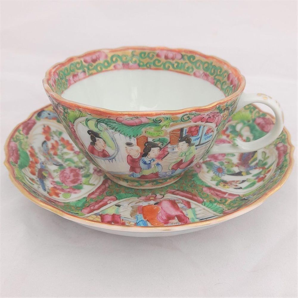 left view on saucer