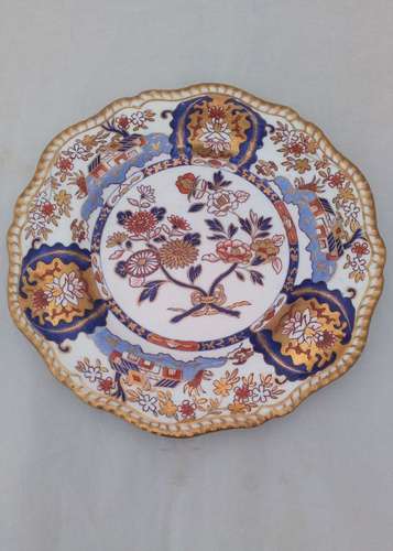 Copeland and Garrett Late Spode Felspar Porcelain Plate Imari patt 3955 c 1833 b