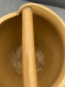 Close up of the handle
