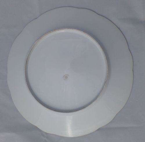 Antique French Porcelain Cabinet Plate Painted Floral Butterfly Sevres type 1880
