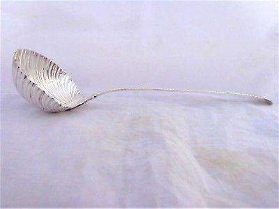 Georgian Silver Ladle Shell Shape HM London 1767 George Baskerville 148g Antique