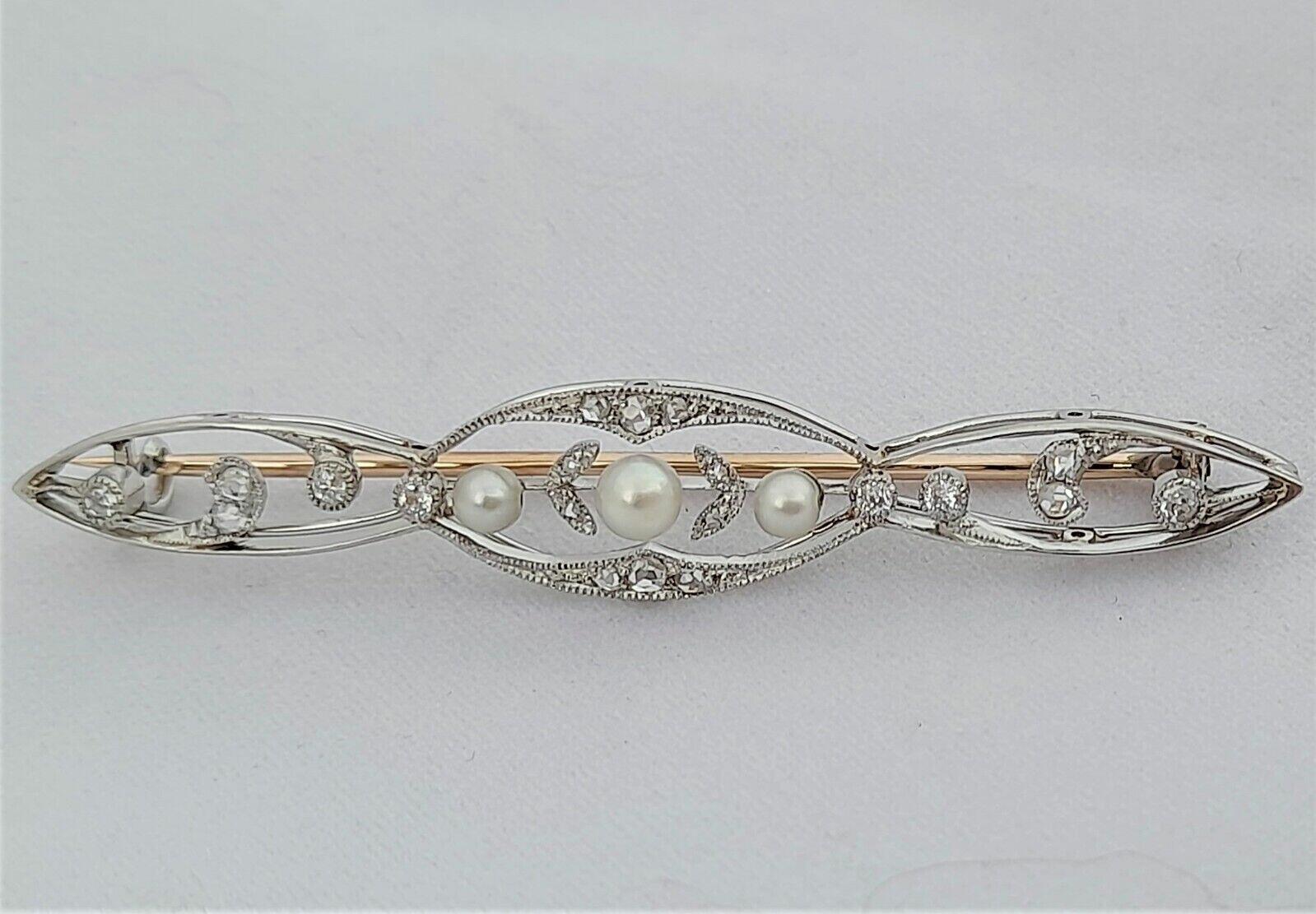 Edwardian 18ct Gold Digger Brooch set with a Rough Diamond (728L