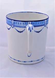 Josiah Spode Bone China Coffee Can Hand Painted Antique Georgian c 1790 - 1805