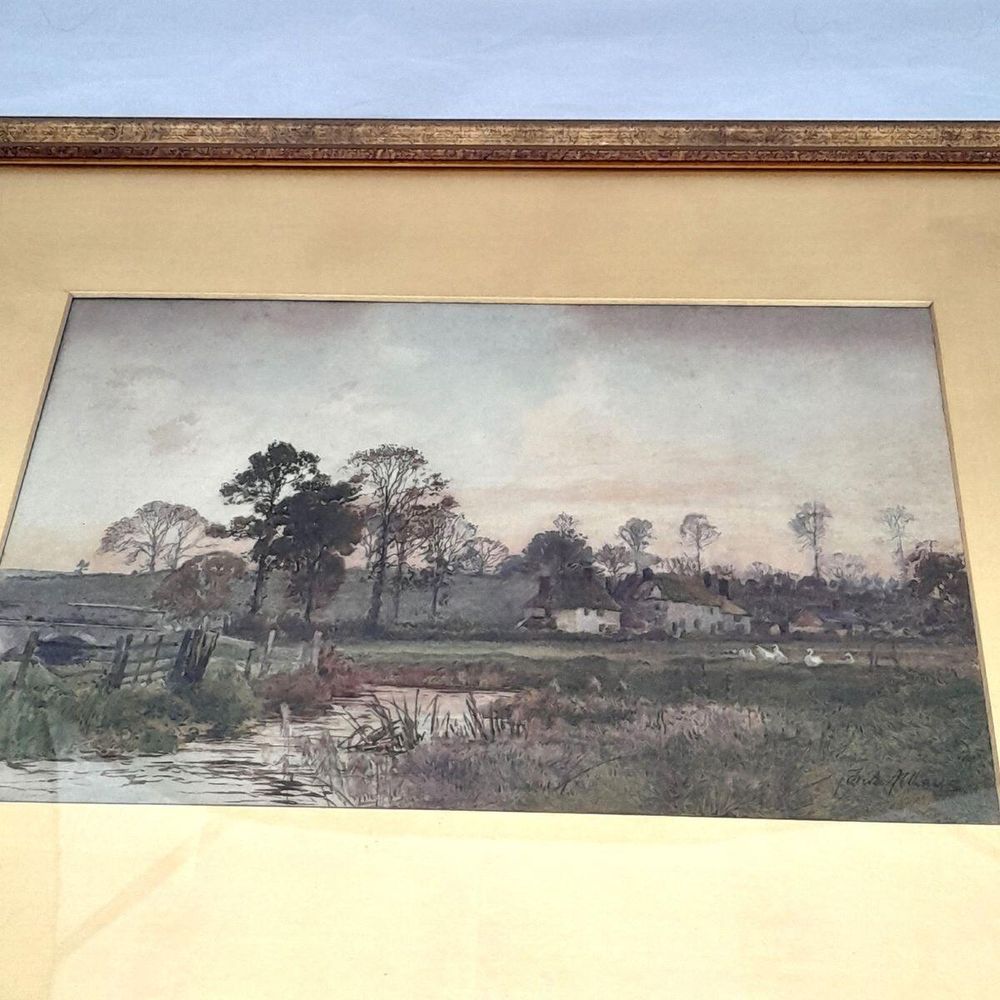 Close up of the painting