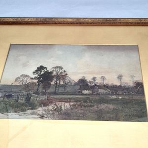 Close up of the painting