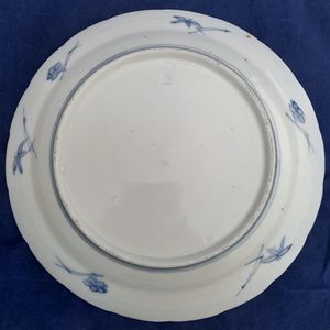 Underside view of plate