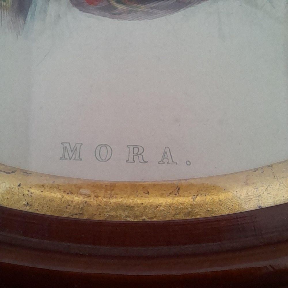 Detail of title  - Mora