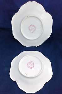 Pair of Spode Felspar Porcelain Handled Dessert Dishes 4747 pattern circa 1830