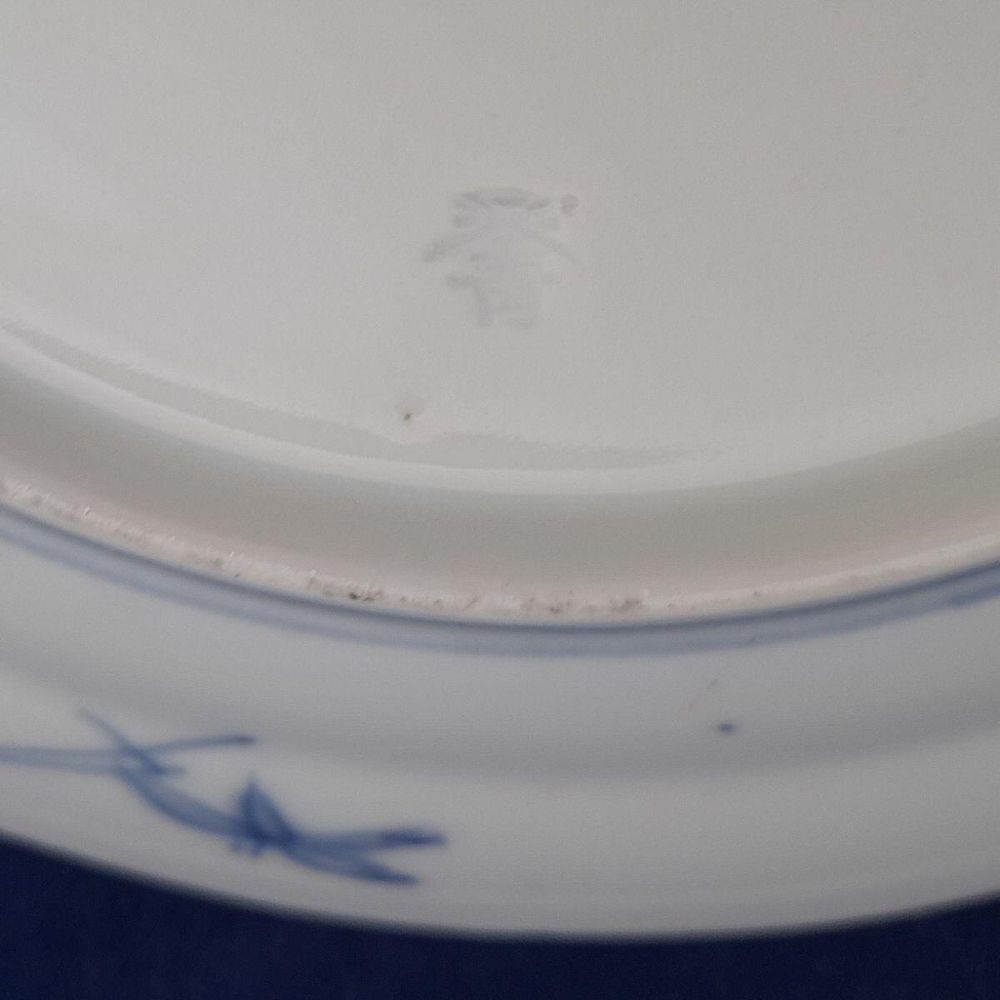 close up of the impressed mark