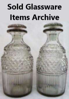 Sold Glassware Item Archive for Jockjen Antiques