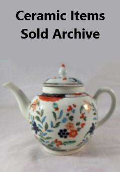 Ceramic Sold Items Archive for Jockjen Antiques