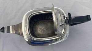 Teapot lid open from above