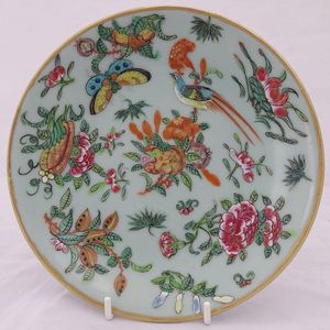 Plate on a stand