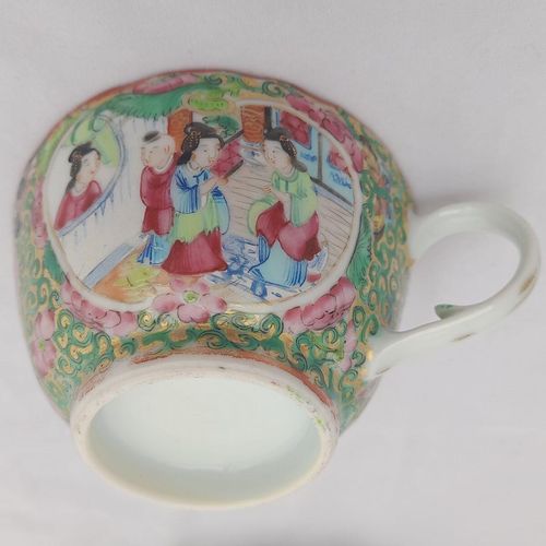 Close up of the domestic mandarin cartouche on the cup