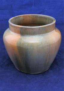 Astra Ware Small Planter Streaky Glaze Minton Hollins Antique Art Pottery