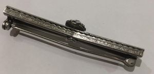 Art Deco German Machine Age Diamante Brooch Pin Poss Schreiber and Hiller c 1930