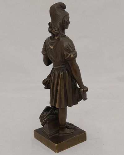 French Patinated Bronze Figure Allegory of Republican Freedom - Liberty Marianne By Pierre Jean David Of Angers - Antique circa 1850 15 cm high