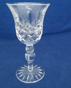 Four Cumbria Crystal Port or Sherry Glasses Keswick Pattern Hand Blown and Cut