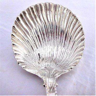 Georgian Silver Ladle Shell Shape HM London 1767 George Baskerville 148g Antique