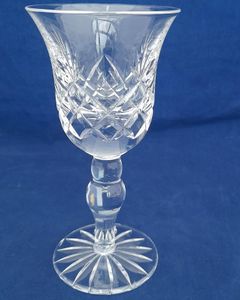 Four Cumbria Crystal Port or Sherry Glasses Keswick Pattern Hand Blown and Cut