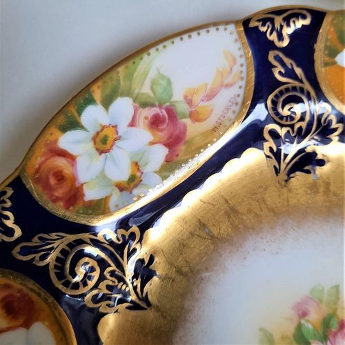 Close up of the artist signature