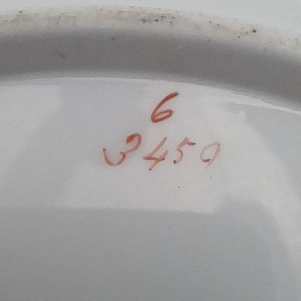 Detail of the pattern number