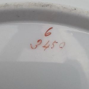 Detail of the pattern number