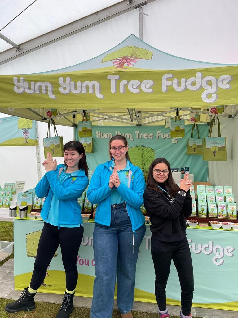 Team yum Yum at the Suffolk Show