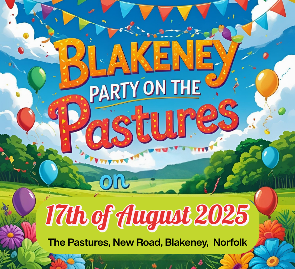 Party on the Pastures – Blakeney -   Sunday 17th August 2025 |  11am – 11pm