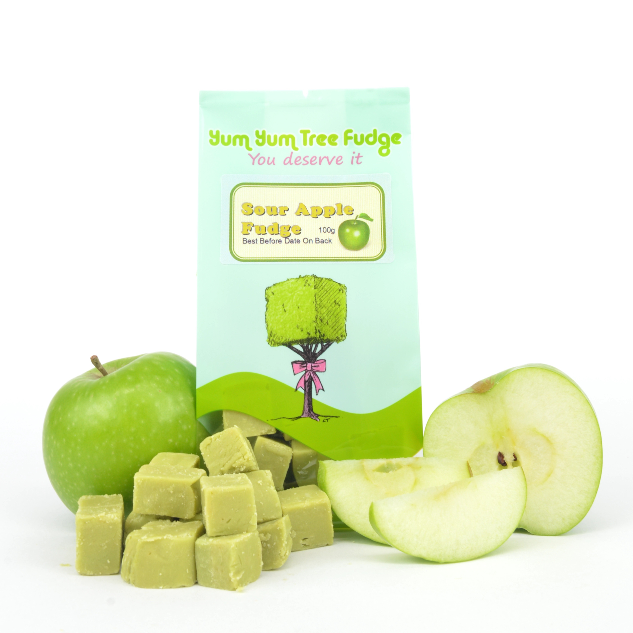Sour Apple Fudge by Yum Yum Tree Fudge