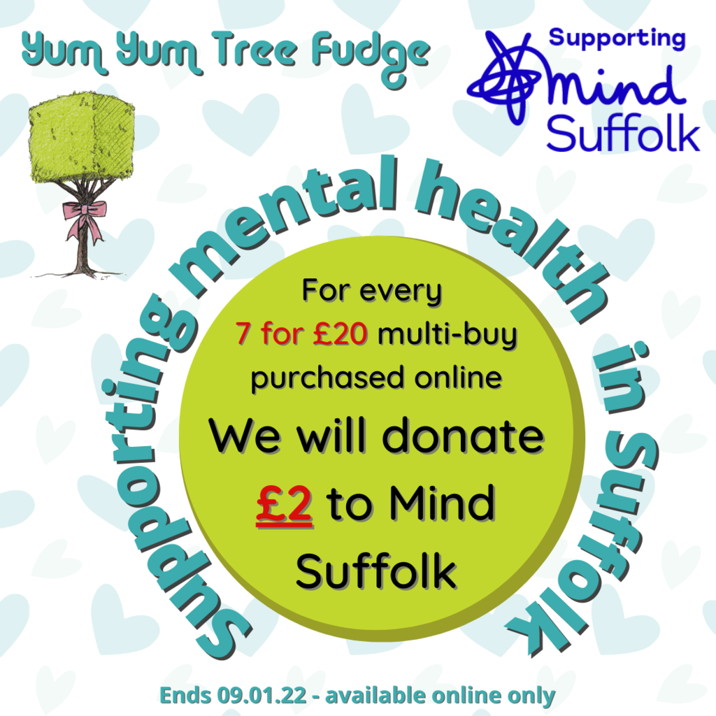 £2.00 donation to Suffolk Mind with every 7 for £20 multibuy purchased.