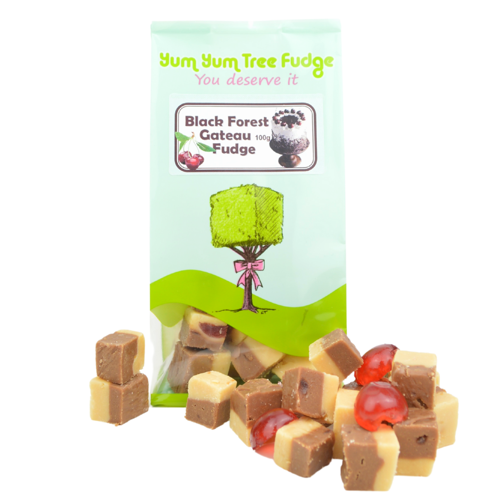 Balck Forest Gateau Fudge by Yum Yum Tree Fudge