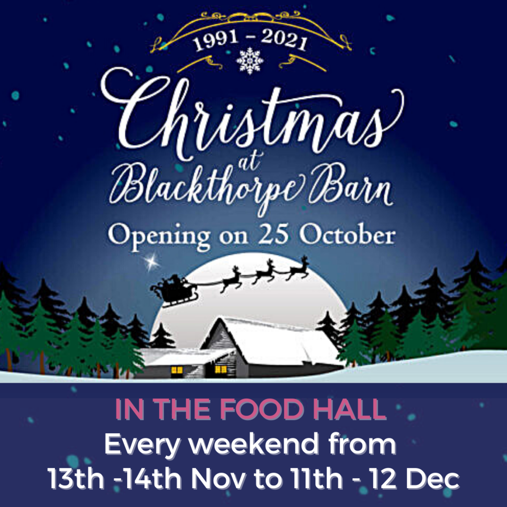 We are at Blackthorpe Barn, Rougham every weekend until December 12