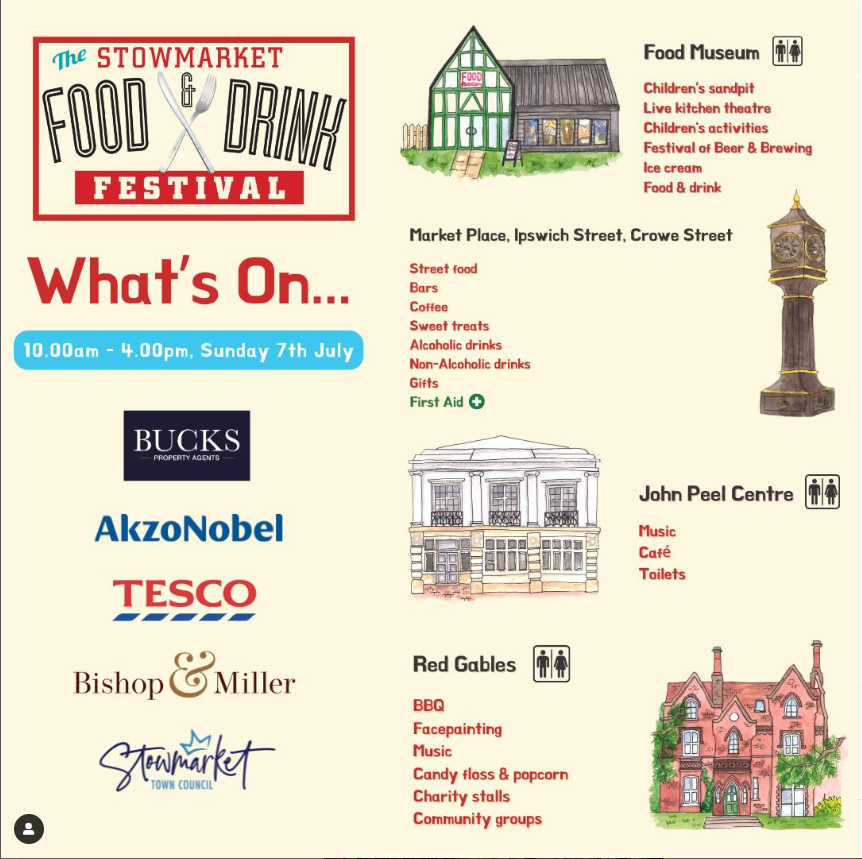 Stowmarket Food & Drink Festival - Sunday 7th July