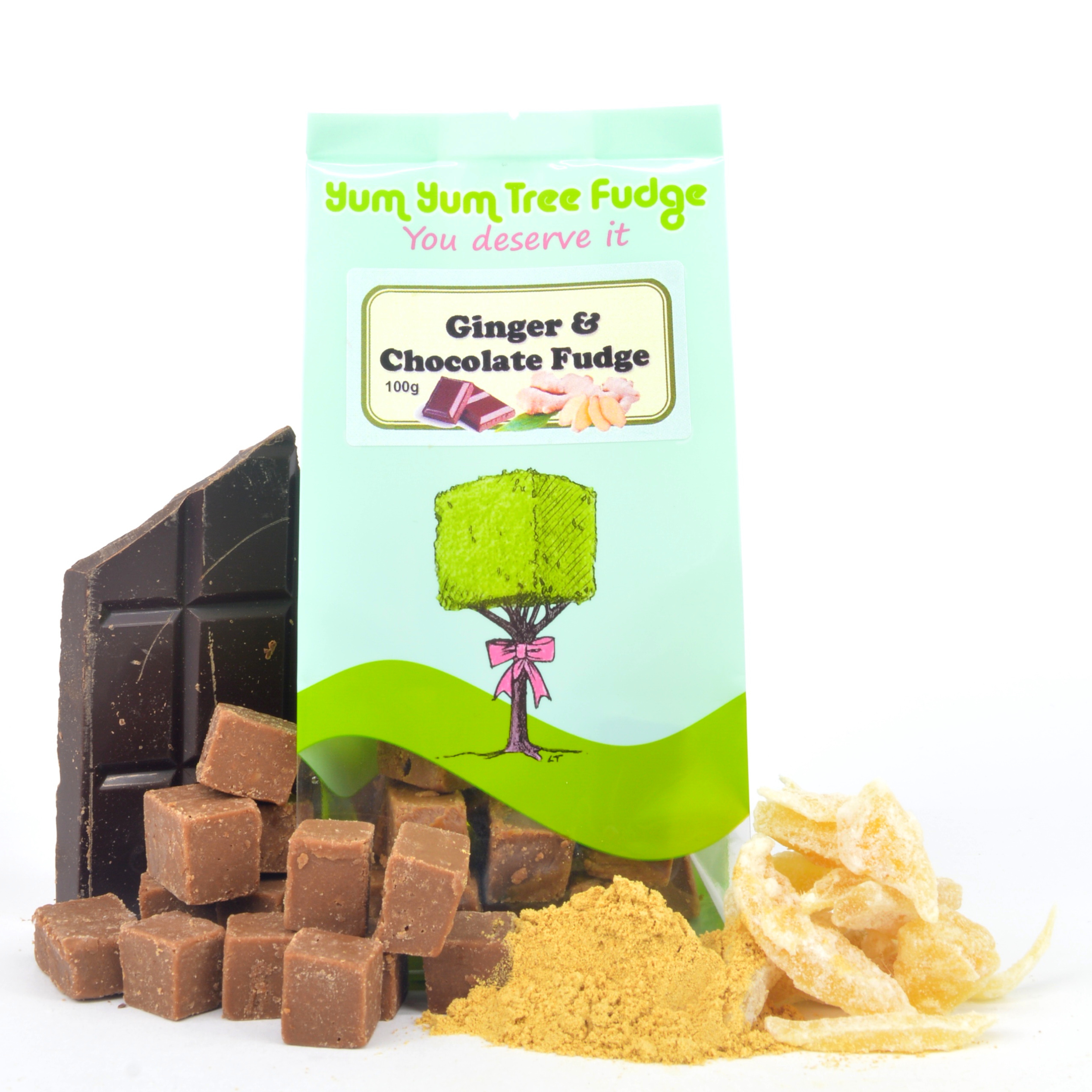 Ginger & Chocolate Fudge by Yum Yum Tree Fudge