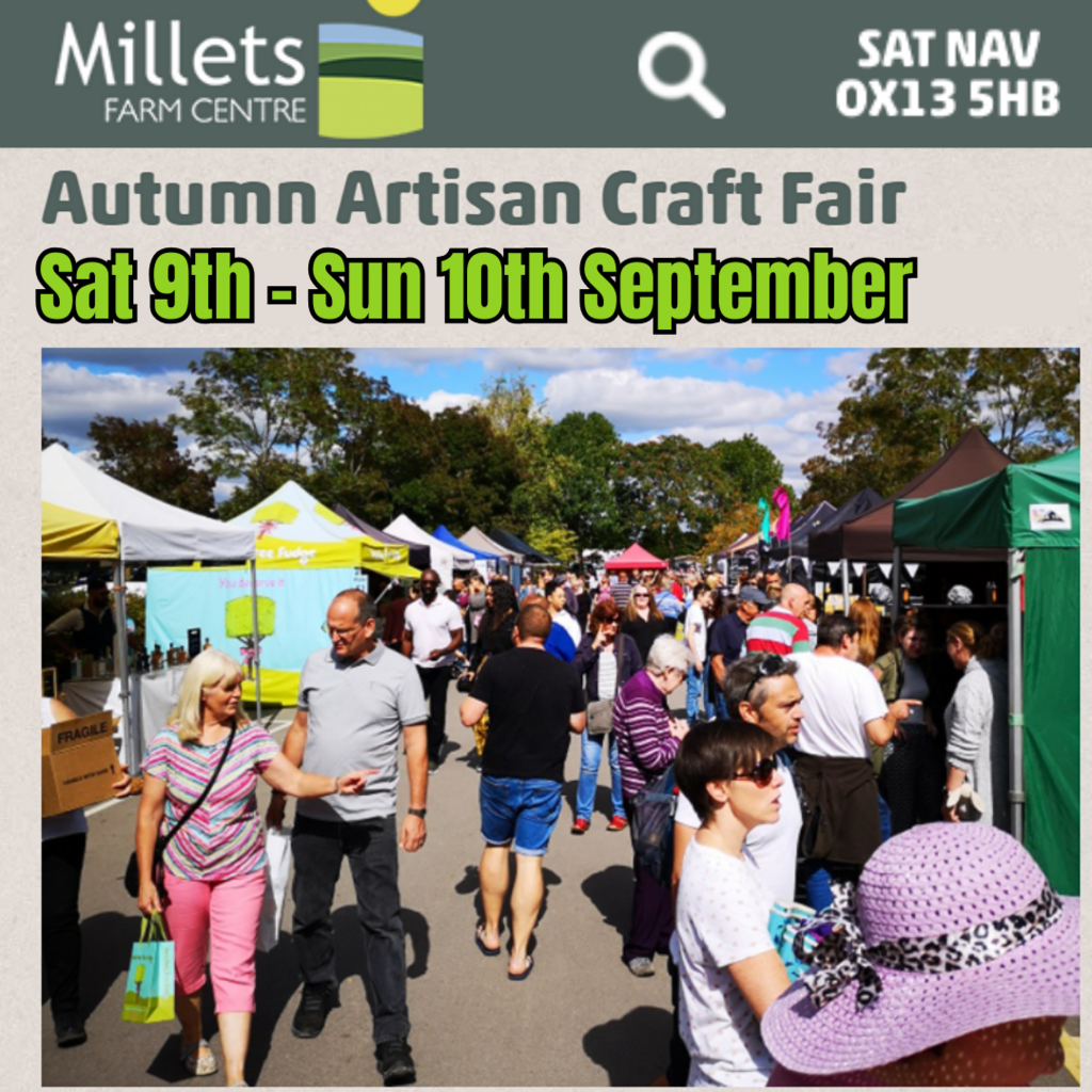 Autumn Artisan Craft Fair - Saturday & Sunday 9th & 10th September - 10.00am - 4.00pm