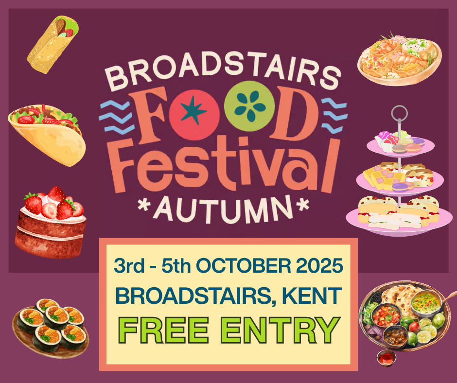 Broadstairs Food Festival Autumn festival 2025 from Friday 3rd to Sunday 5th October