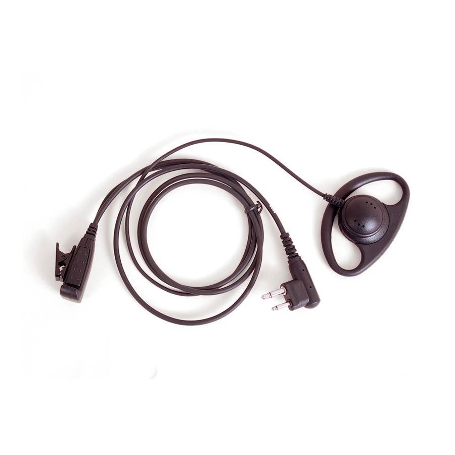 Radio Headset D-Shaped Earpiece Motorola