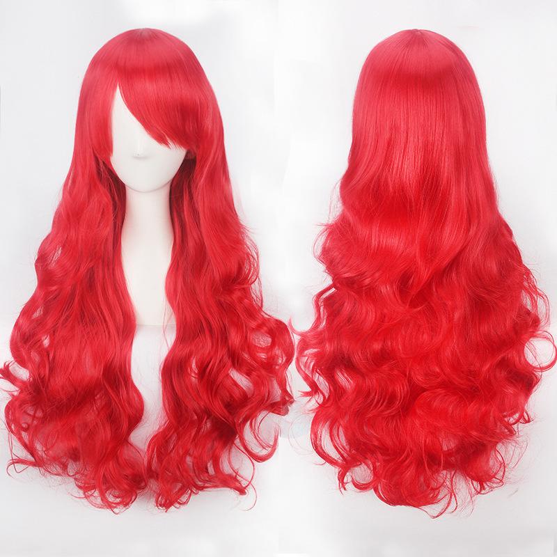 Crimson Red Wig
