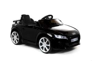 12V Licensed Black Audi TT RS Ride On Car