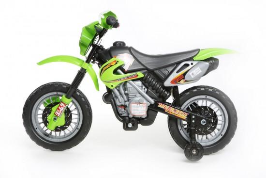 Green Mini Motocross - 6V Kids' Electric Ride On Bike
