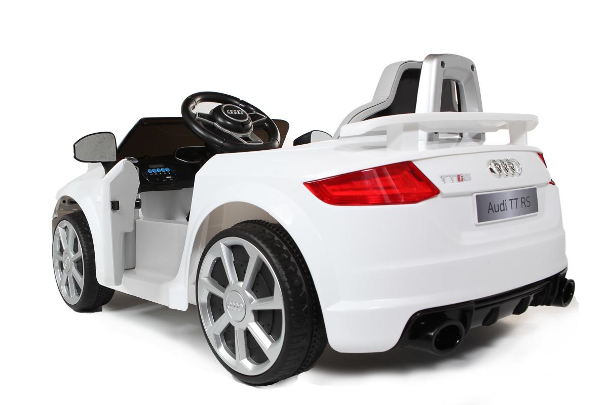 12V Licensed White Audi TT RS Battery Ride On Car