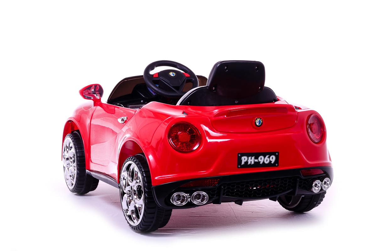 Battery Powered - 12V Red 4C Roadster Ride On Car